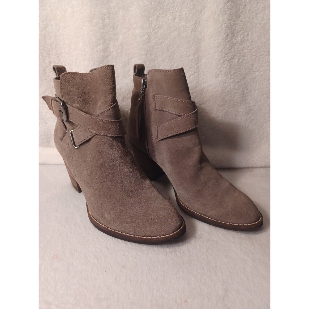 SAM EDELMAN Morris Grey suede leather‎ booties